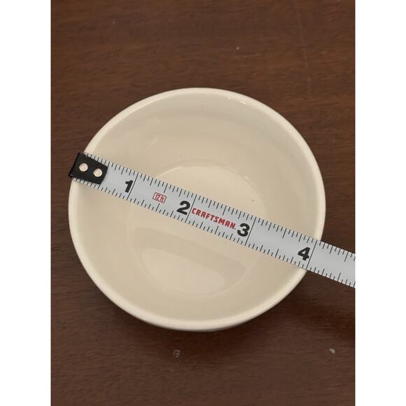 Rae Dunn Salt & Pepper dish cellars White Farmhouse Cottage Bowls - Picture 10 of 11